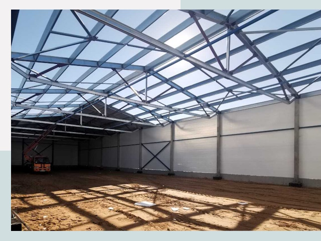 Строительство сенохранилищ в Асбесте