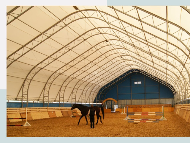 Строительство конных манежей в Асбесте