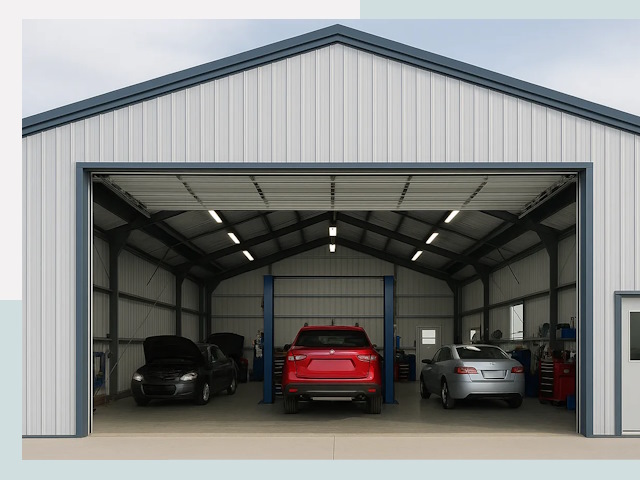 Ангары из сэндвич панелей от 606 руб. в Асбест