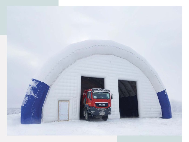 Мобильные ангары в Асбесте