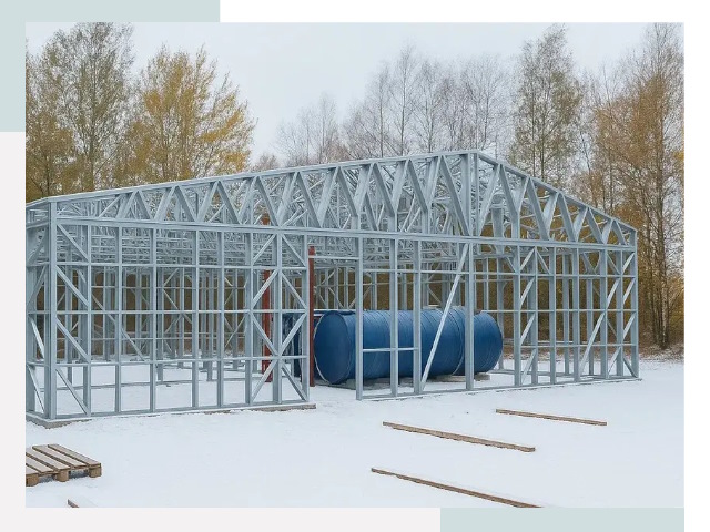 Металлические ангары в Асбесте