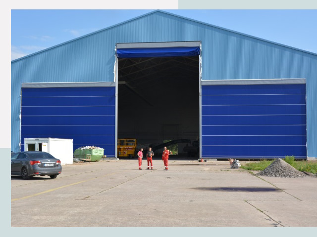 Ангарные ворота в Асбест от СтальСтрой-Сбс по цене 606 руб.